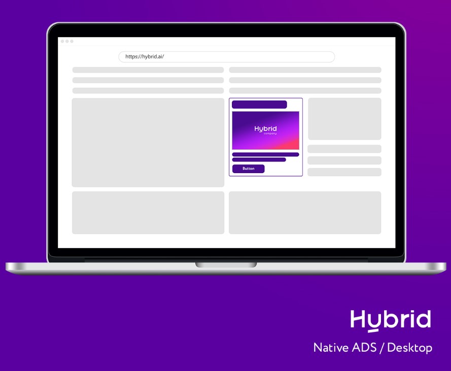 Пример формата Native ADS