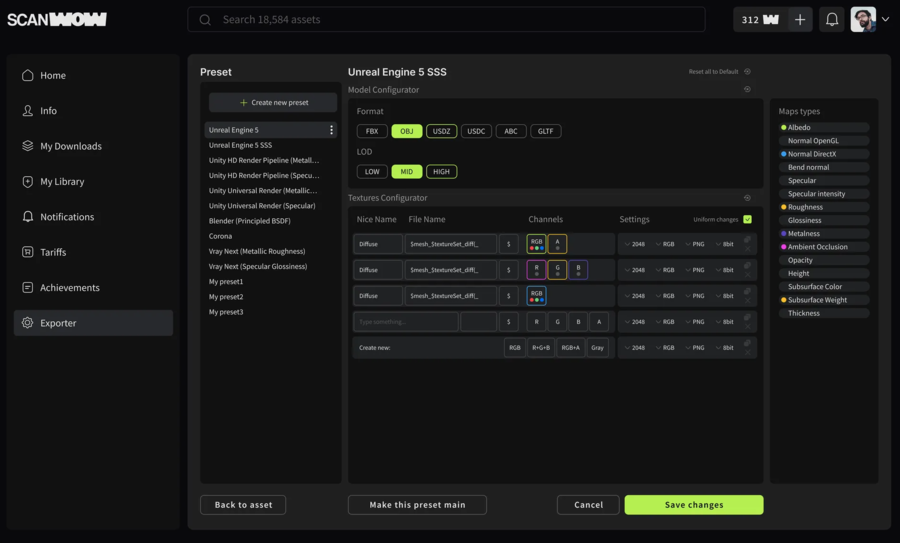 Интерфейс платформы