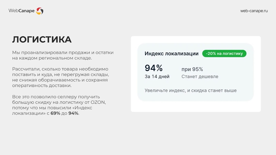 Работа с логистикой